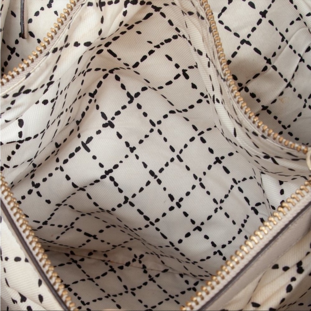 Kate Spade Cove Street Airel Leather Tote Handbag | Stone Cream - Picture 5 of 8